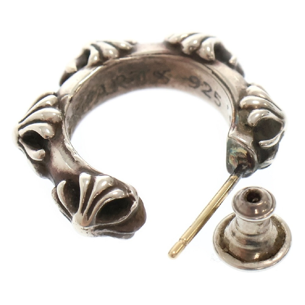 CHROME HEARTS(クロムハーツ) HOOP CROSS クロスバンド フープピアス シルバー BCA100