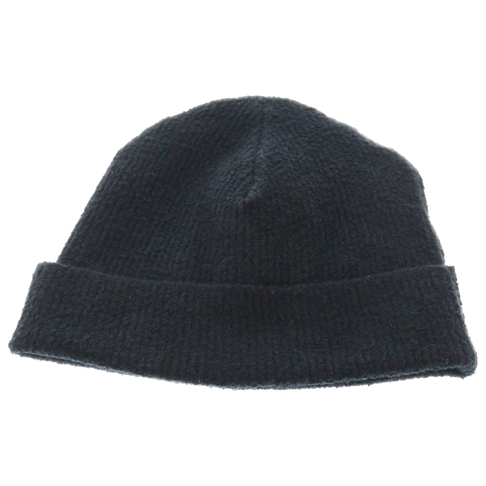 CHROME HEARTS(クロムハーツ) BADDA BING ハラコクロスパッチ付きビーニー ニットキャップ 帽子