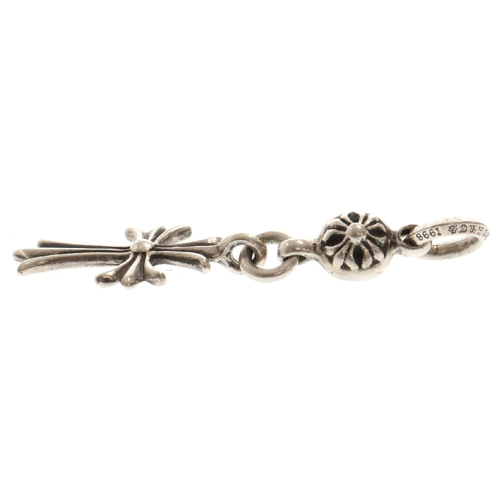 CHROME HEARTS(クロムハーツ) 1B TNY CH CRS 1ボールタイニーCHクロス チャーム シルバーネックレストップ