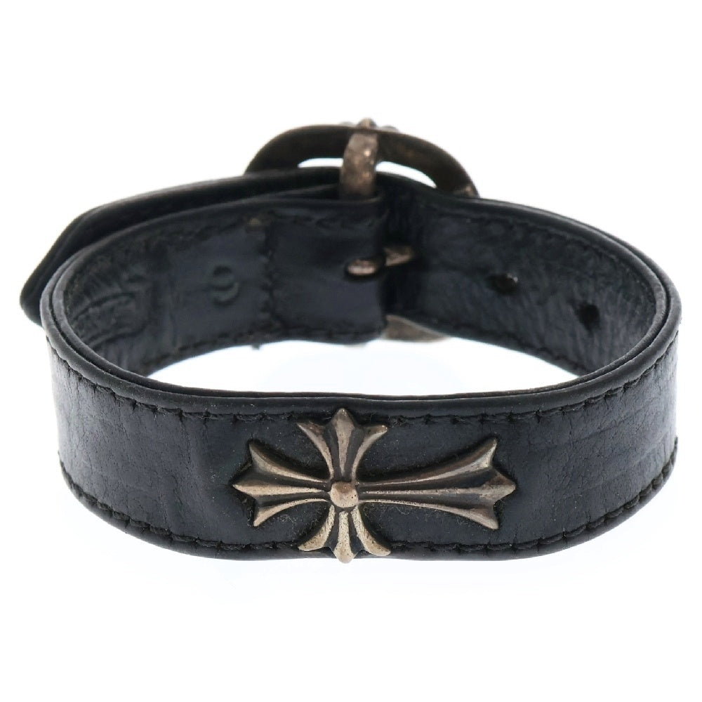 CHROME HEARTS(クロムハーツ) GUNSLINGER ガンスリンガータイニーCHクロス レザーブレスレット