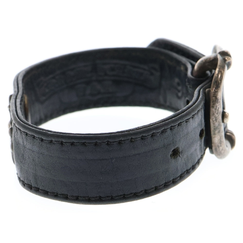 CHROME HEARTS(クロムハーツ) GUNSLINGER ガンスリンガータイニーCHクロス レザーブレスレット