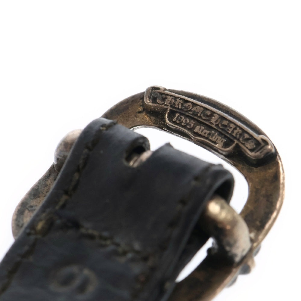 CHROME HEARTS(クロムハーツ) GUNSLINGER ガンスリンガータイニーCHクロス レザーブレスレット