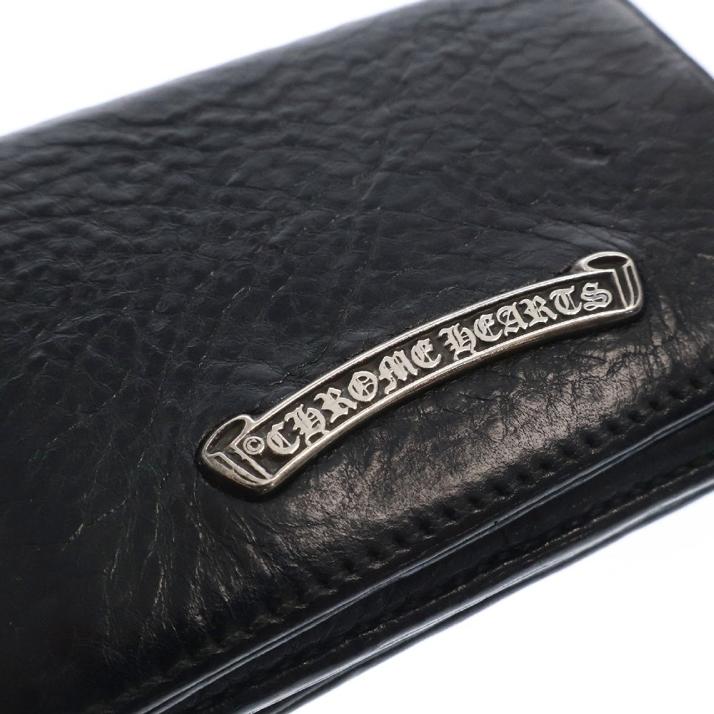 CHROME HEARTS(クロムハーツ) CRD CSE3PKTWDV1 アーチロゴプレート3ポケットレザーカードケース