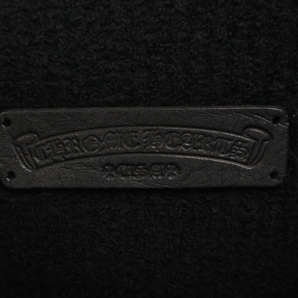 CHROME HEARTS(クロムハーツ) ハラコクロスパッチハイネックカシミアニット セーター
