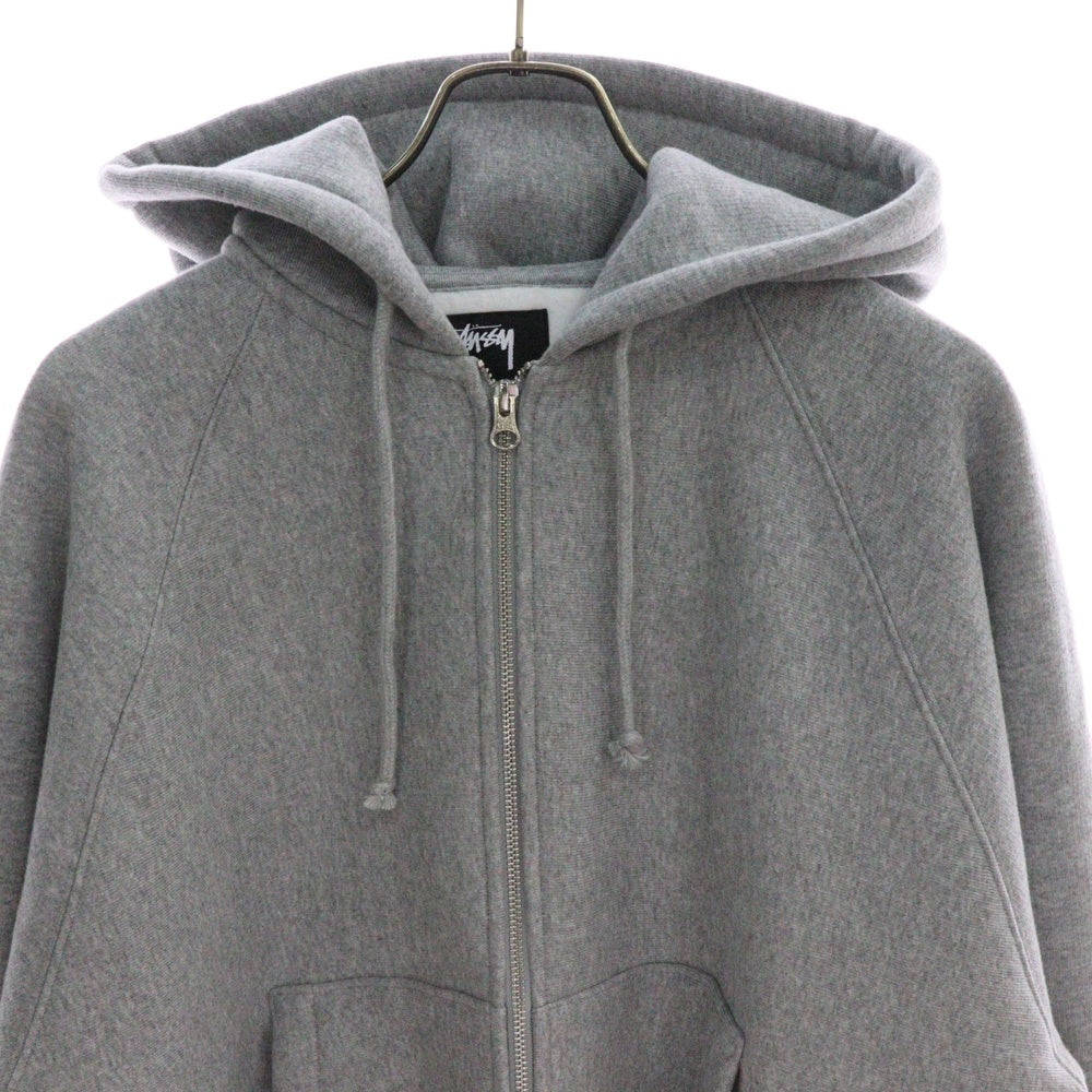 STUSSY(ステューシー) 裏起毛コットンジップアップパーカー