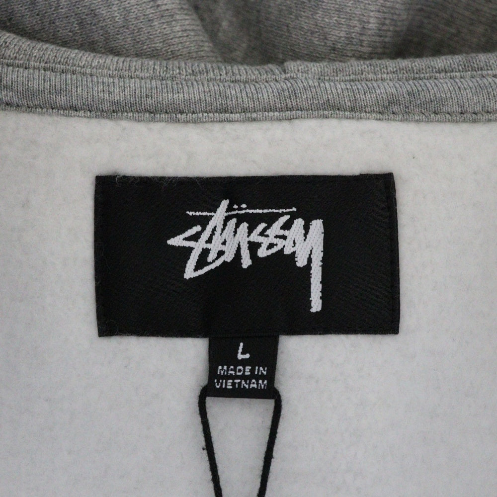 STUSSY(ステューシー) 裏起毛コットンジップアップパーカー