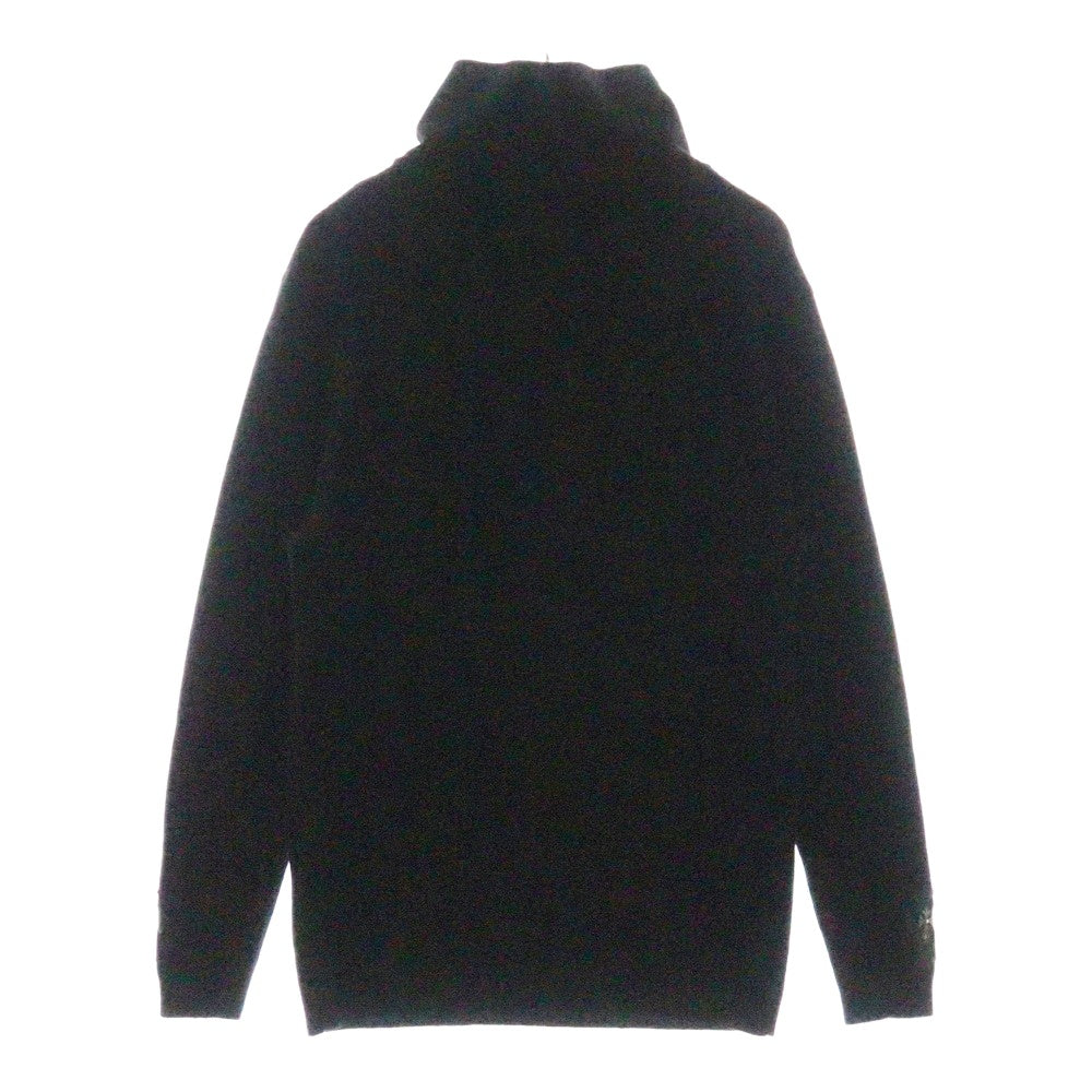 CHROME HEARTS(クロムハーツ) クロスボールボタン タイニーCHクロスクロスパッチ カシミヤハイネックニットセーター ブラック