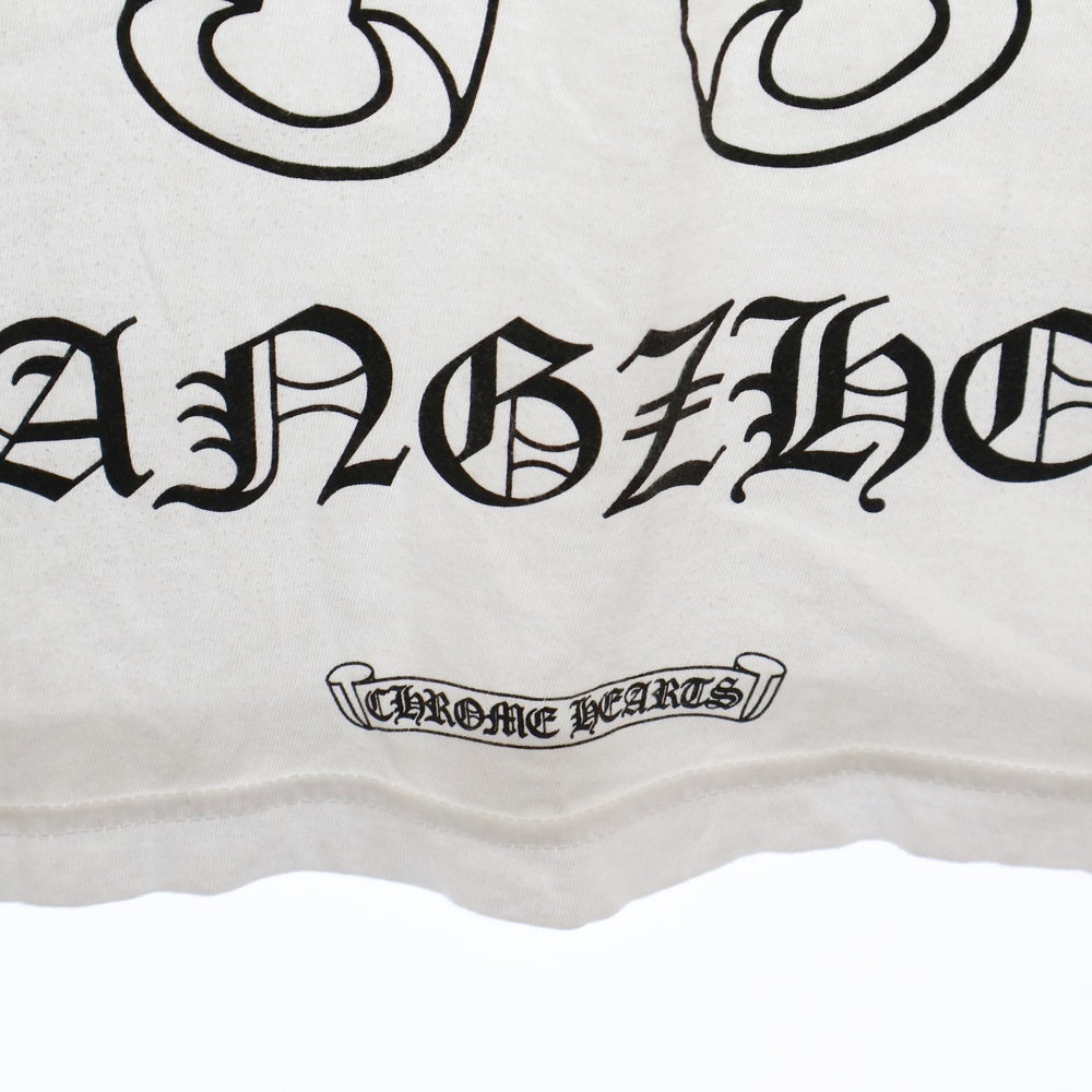 CHROME HEARTS(クロムハーツ) CH T-SHIRT HANGZHOU LTD バックホースシュープリント 半袖Tシャツ ホワイト
