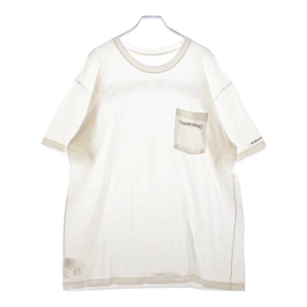CHROME HEARTS(クロムハーツ) Back Scroll Tee バックスクロールロゴ 半袖Tシャツ ホワイト