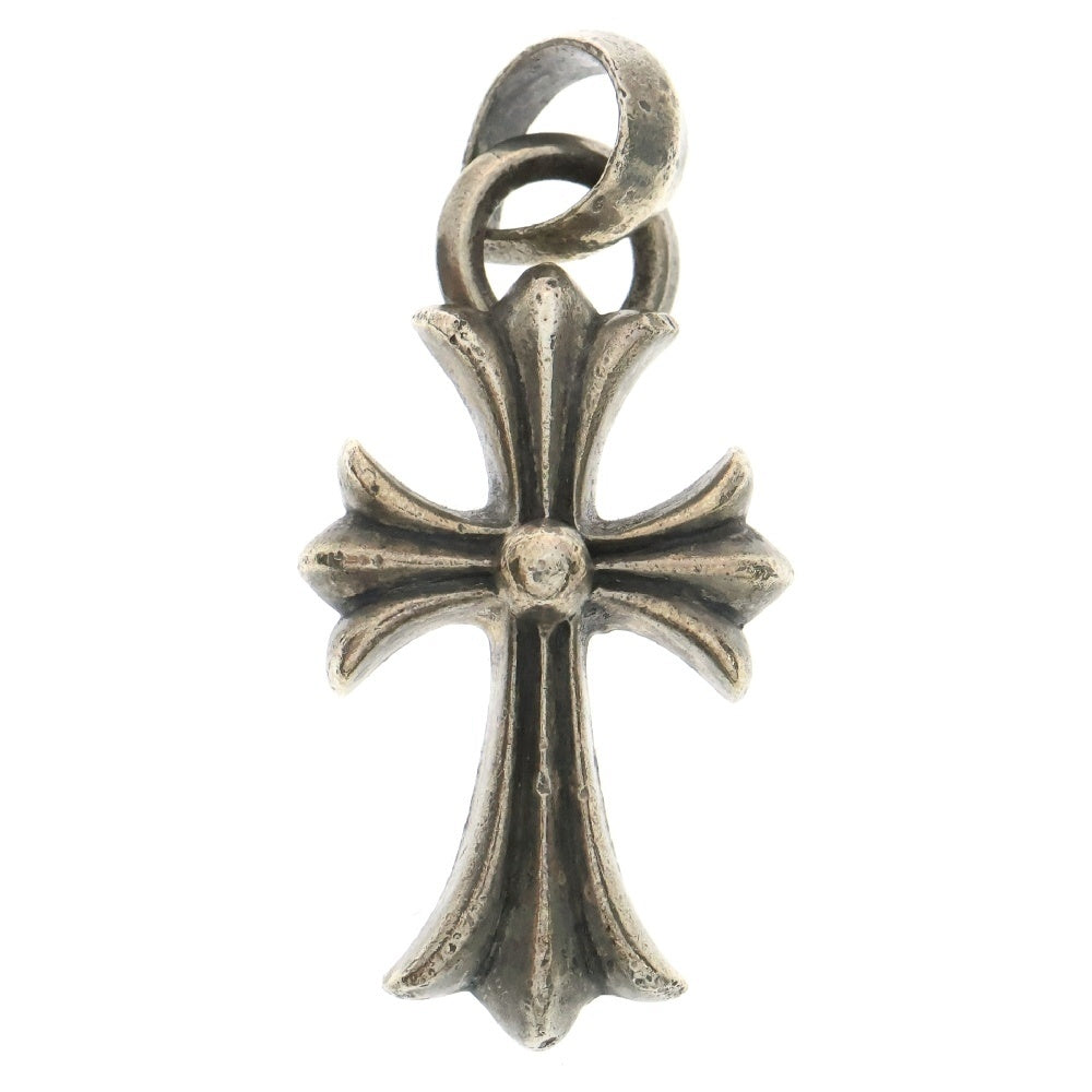 CHROME HEARTS(クロムハーツ) CH CRS SML W/BALE Wベイル スモールCHクロス ペンダントトップ シルバー BCA218