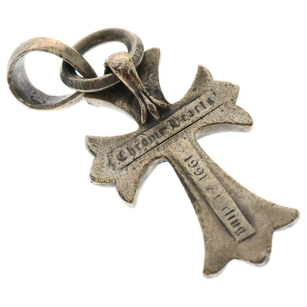 CHROME HEARTS(クロムハーツ) CH CRS SML W/BALE Wベイル スモールCHクロス ペンダントトップ シルバー BCA218