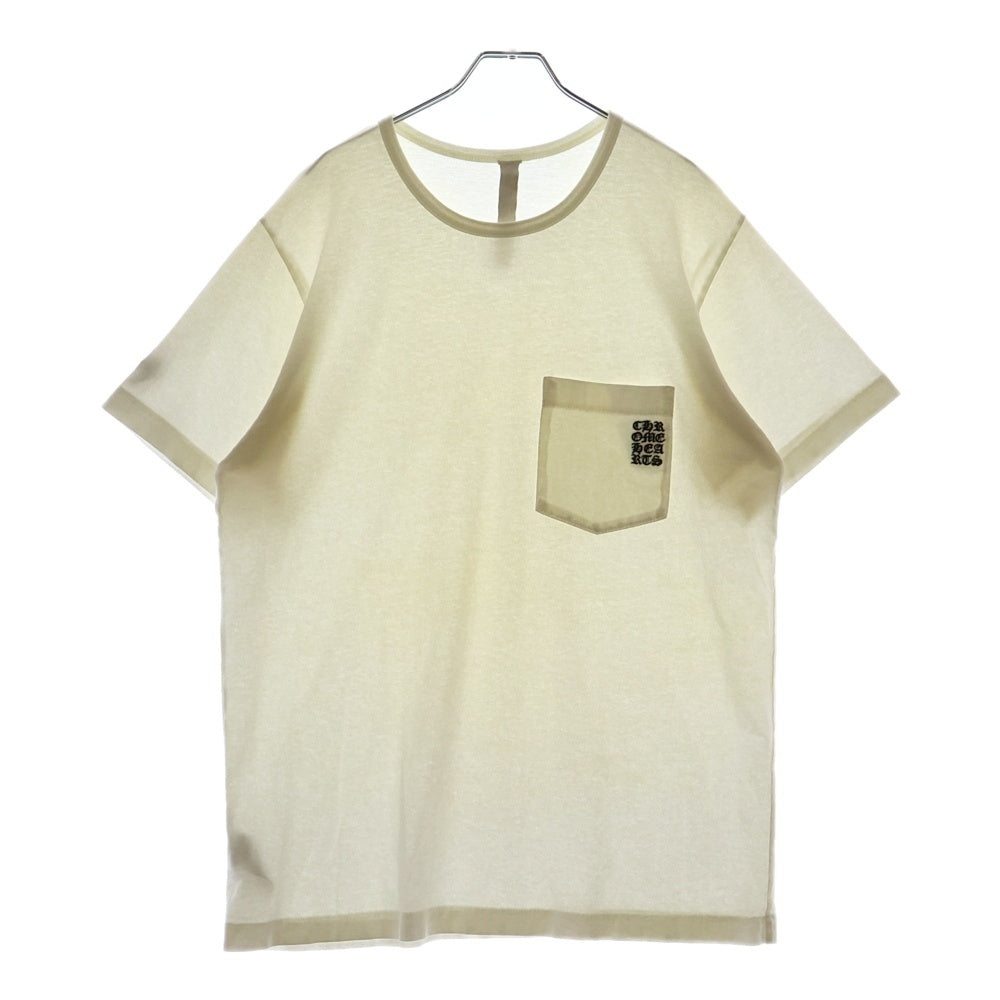 CHROME HEARTS(クロムハーツ) Y NOT S/S ワイノット ロゴ刺繍ロングスリーブT半袖Tシャツ カットソー