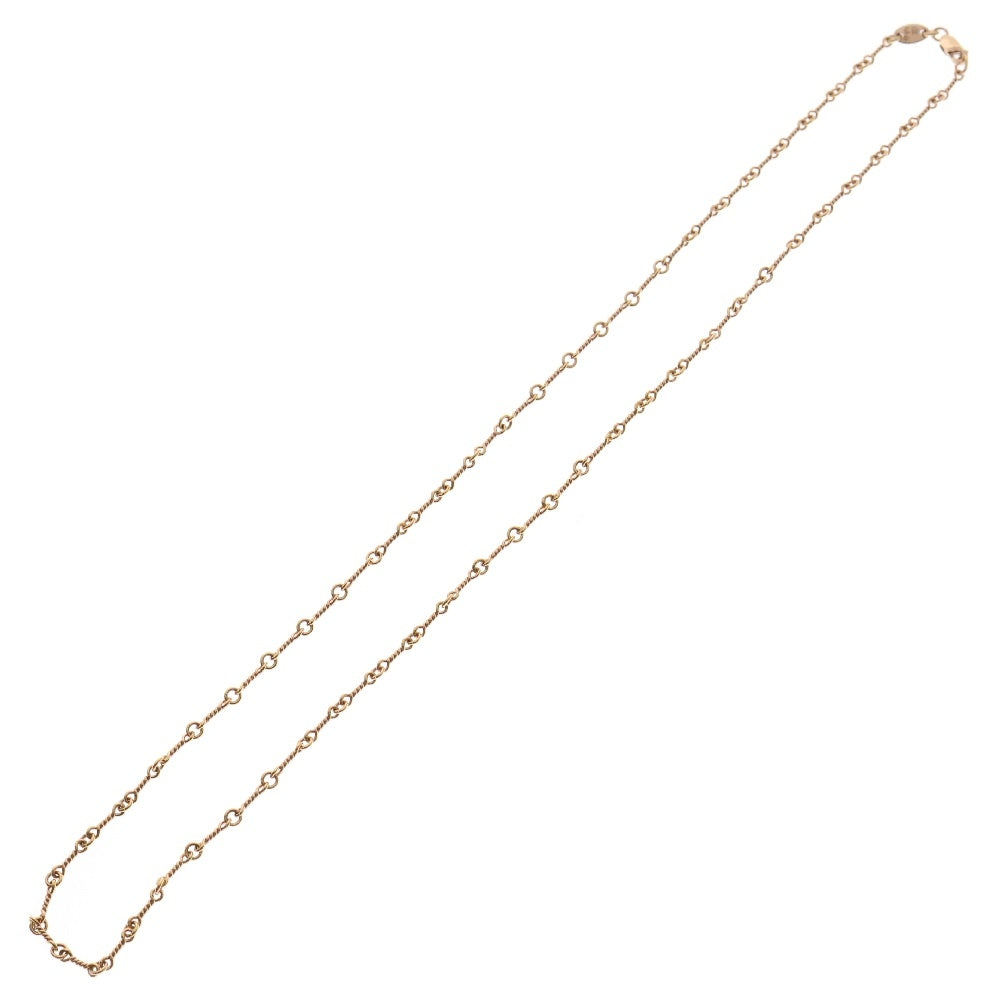 CHROME HEARTS(クロムハーツ) 22K NECKCHAIN T20 ツイストチェーンネックレス 20inch ゴールド BCA014