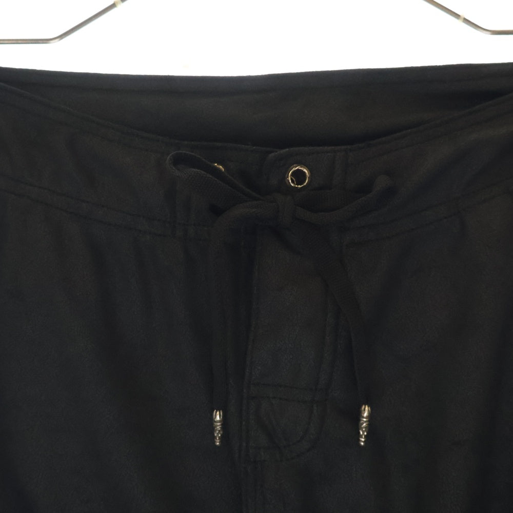 CHROME HEARTS(クロムハーツ) LEATHER 切り替えパッチ付き ハーフパンツ