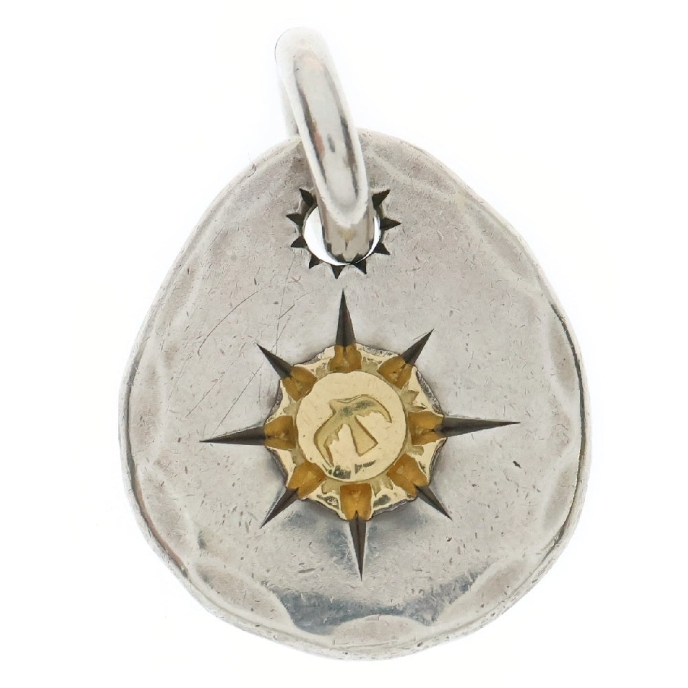 goro's(ゴローズ) たたきメタル小 ペンダントトップ シルバー/ゴールド