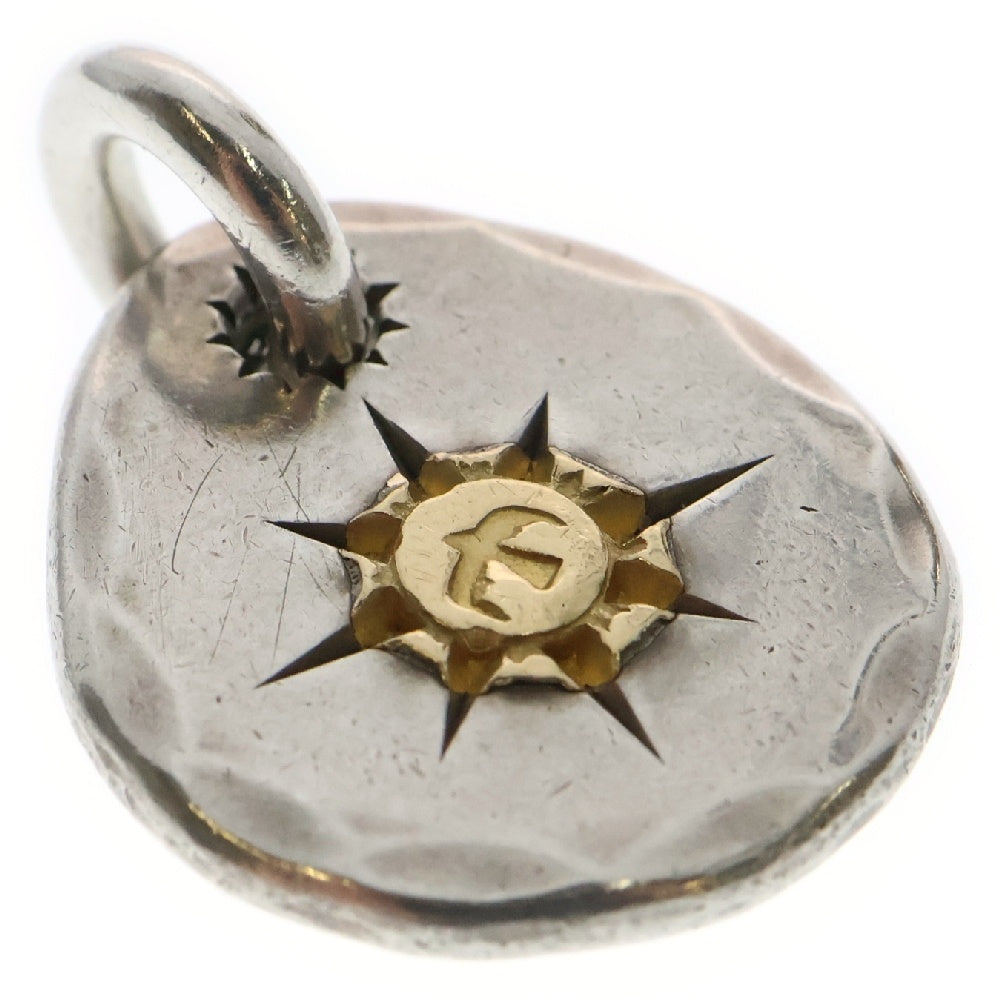 goro's(ゴローズ) たたきメタル小 ペンダントトップ シルバー/ゴールド