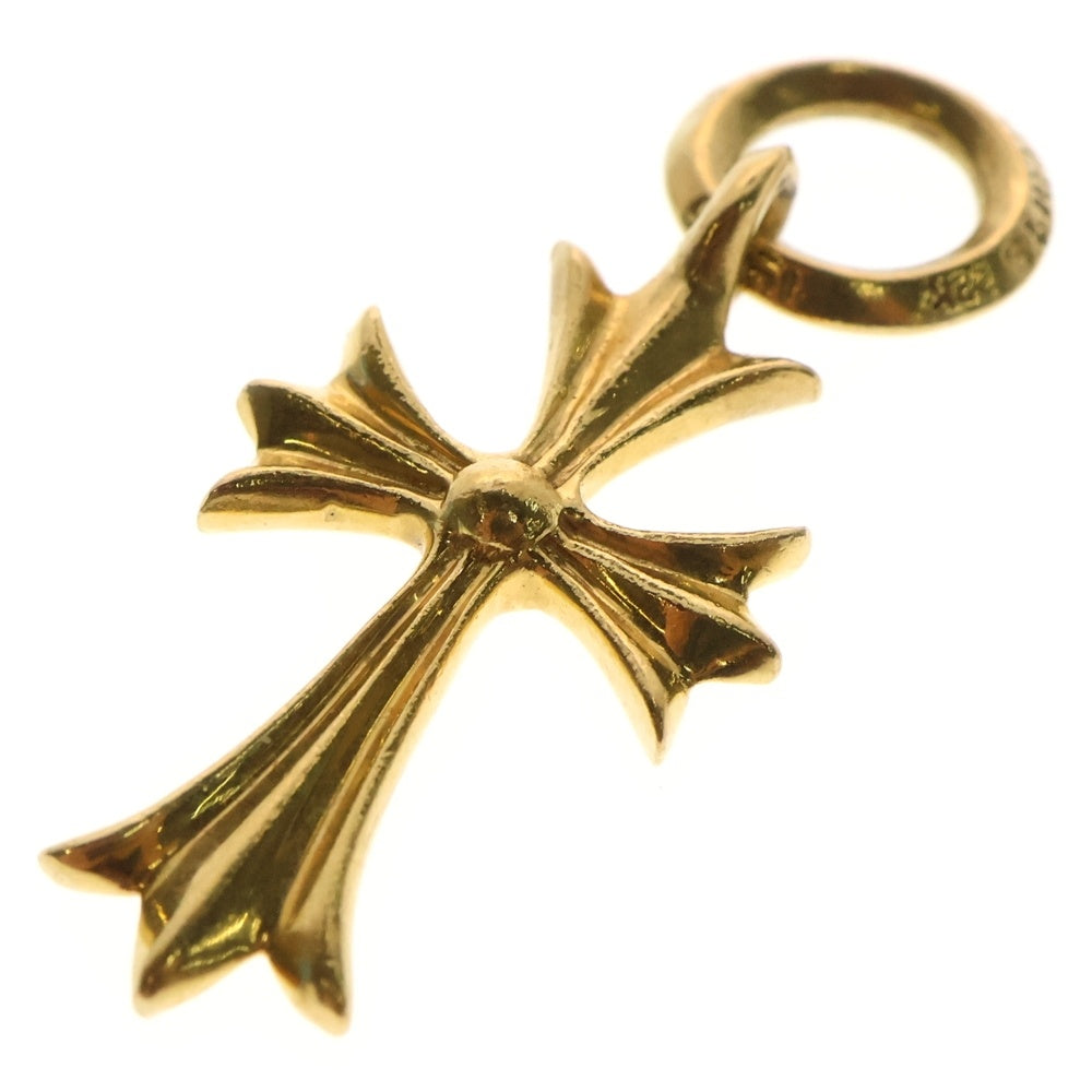CHROME HEARTS(クロムハーツ) 22K TINY CH CROSS タイニーCHクロス ペンダントトップ ゴールド BCA051