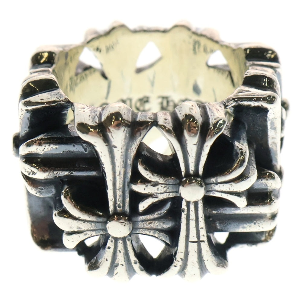 CHROME HEARTS(クロムハーツ) SQUARE CEMETERY スクエアセメタリークロス リング シルバー BCA352