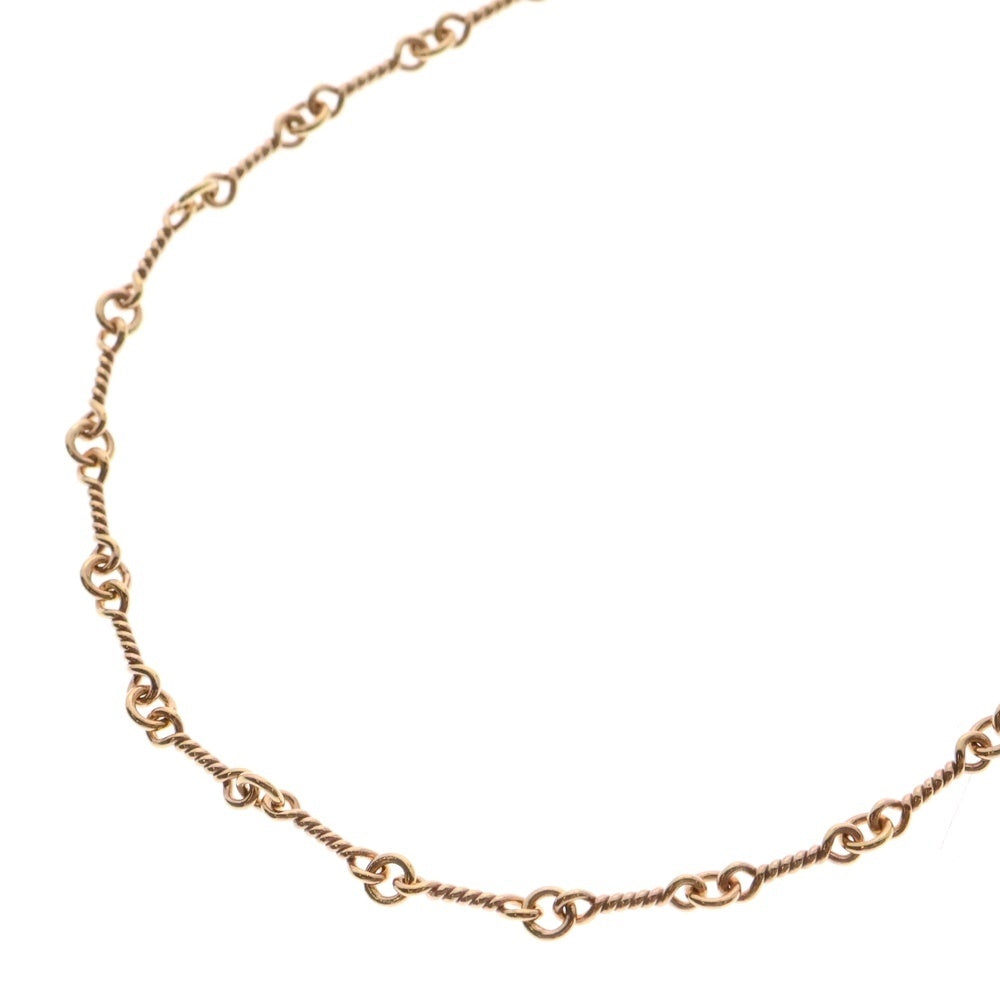 CHROME HEARTS(クロムハーツ) 22K NECKCHAIN T20 ツイストチェーンネックレス 20inch ゴールド BCA015