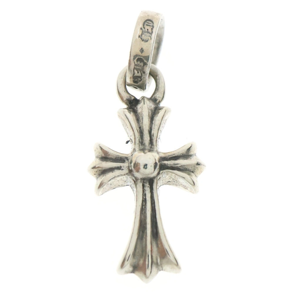 CHROME HEARTS(クロムハーツ) CRS BBYFAT P DMND ベイビーファットクロス PAVEダイヤ ペンダントトップ シルバー BCA234