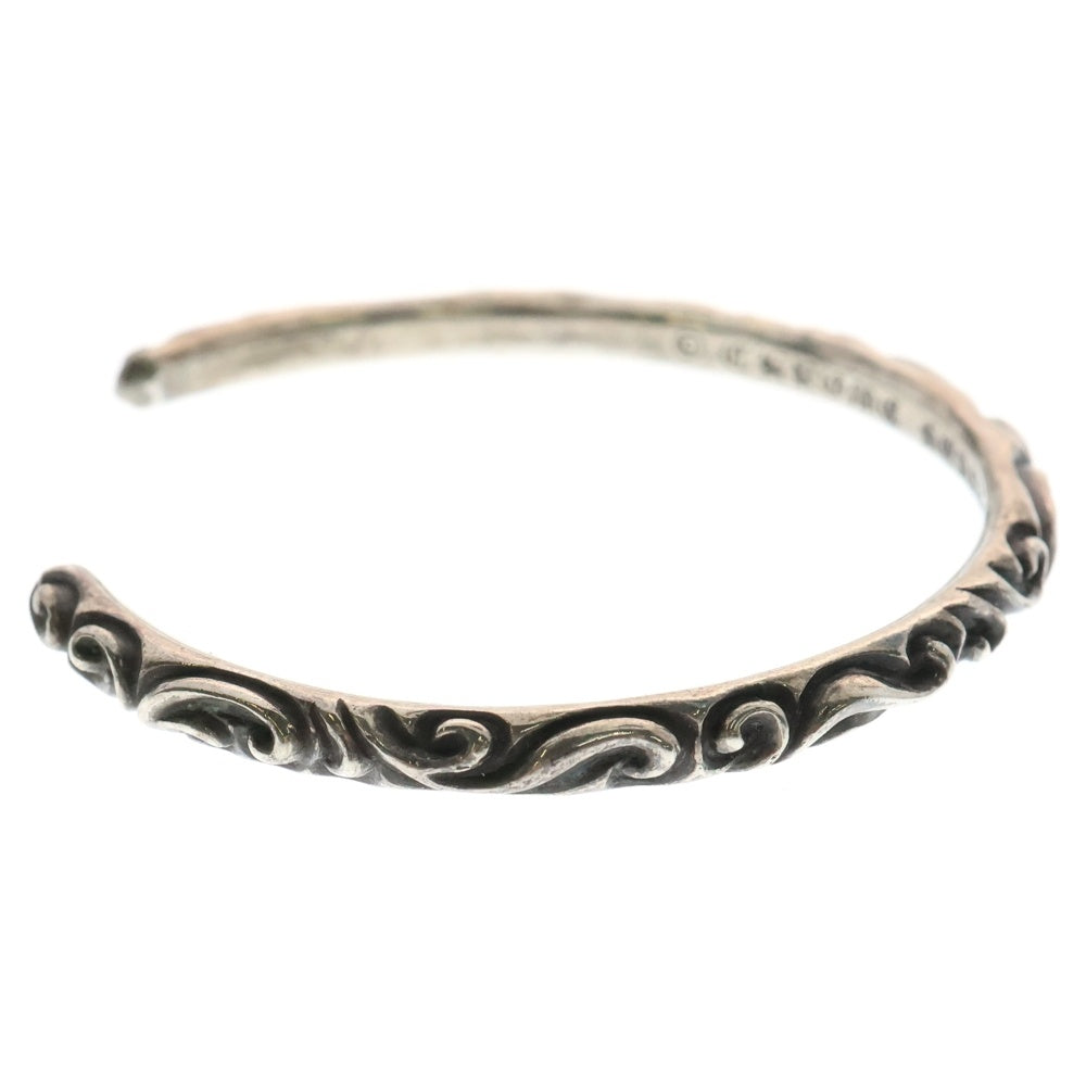 CHROME HEARTS(クロムハーツ) BANGLE SCROLL スクロールバンドバングル ブレスレット シルバー BCA127