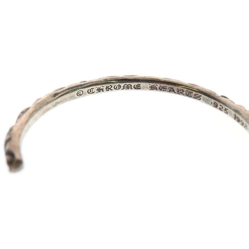 CHROME HEARTS(クロムハーツ) BANGLE SCROLL スクロールバンドバングル ブレスレット シルバー BCA127