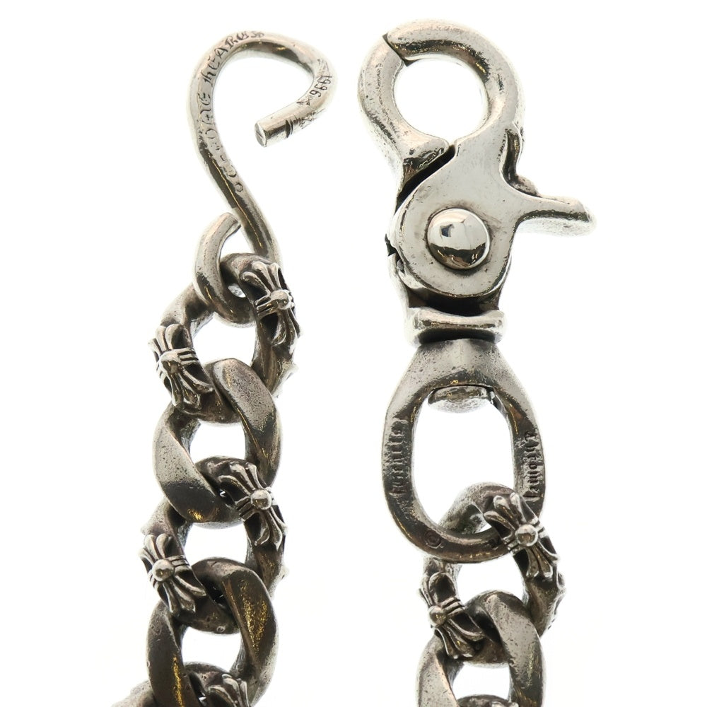CHROME HEARTS(クロムハーツ) FANCY SHORT-S/1クリップショートファンシー ウォレットチェーン シルバー BCA076