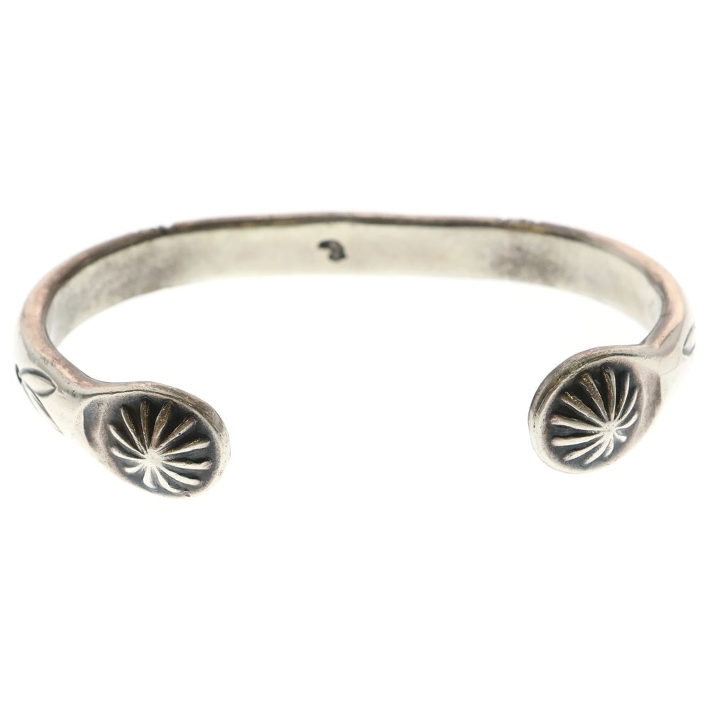 LARRY SMITH(ラリースミス) SIDE SHELL BANGLE サイドシェル スタンプワーク バングル シルバー