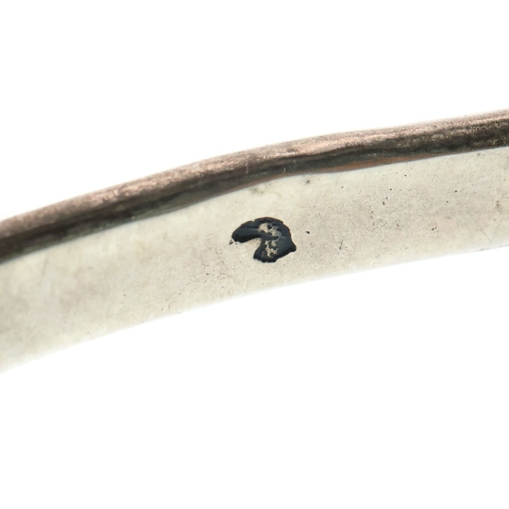 LARRY SMITH(ラリースミス) SIDE SHELL BANGLE サイドシェル スタンプワーク バングル シルバー