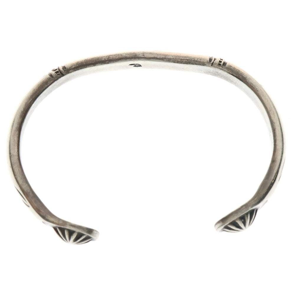 LARRY SMITH(ラリースミス) SIDE SHELL BANGLE サイドシェル スタンプワーク バングル シルバー
