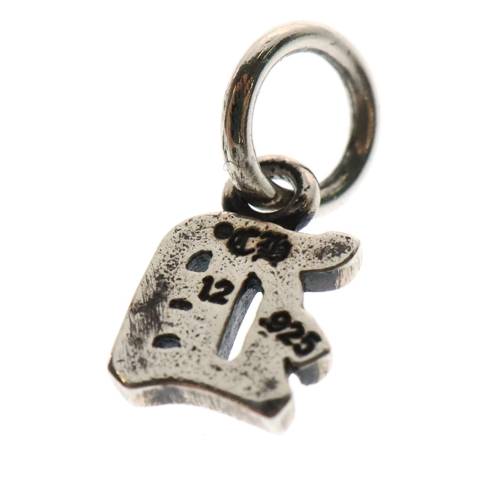 CHROME HEARTS(クロムハーツ) ALPHABET MINI D アルファベットミニ D ペンダットトップ シルバー