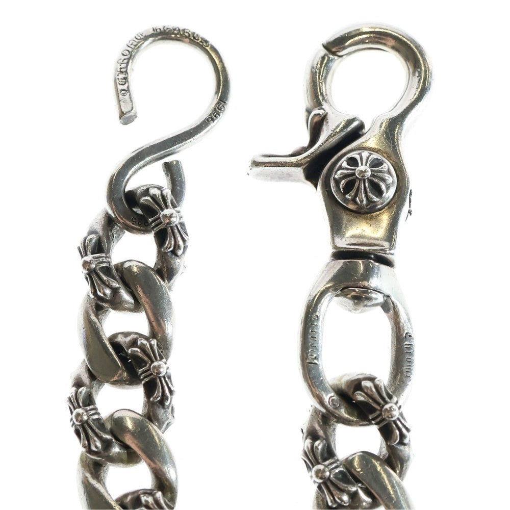 CHROME HEARTS(クロムハーツ) FANCY LONG-S/1クリップロングファンシー ウォレットチェーン シルバー BCA074