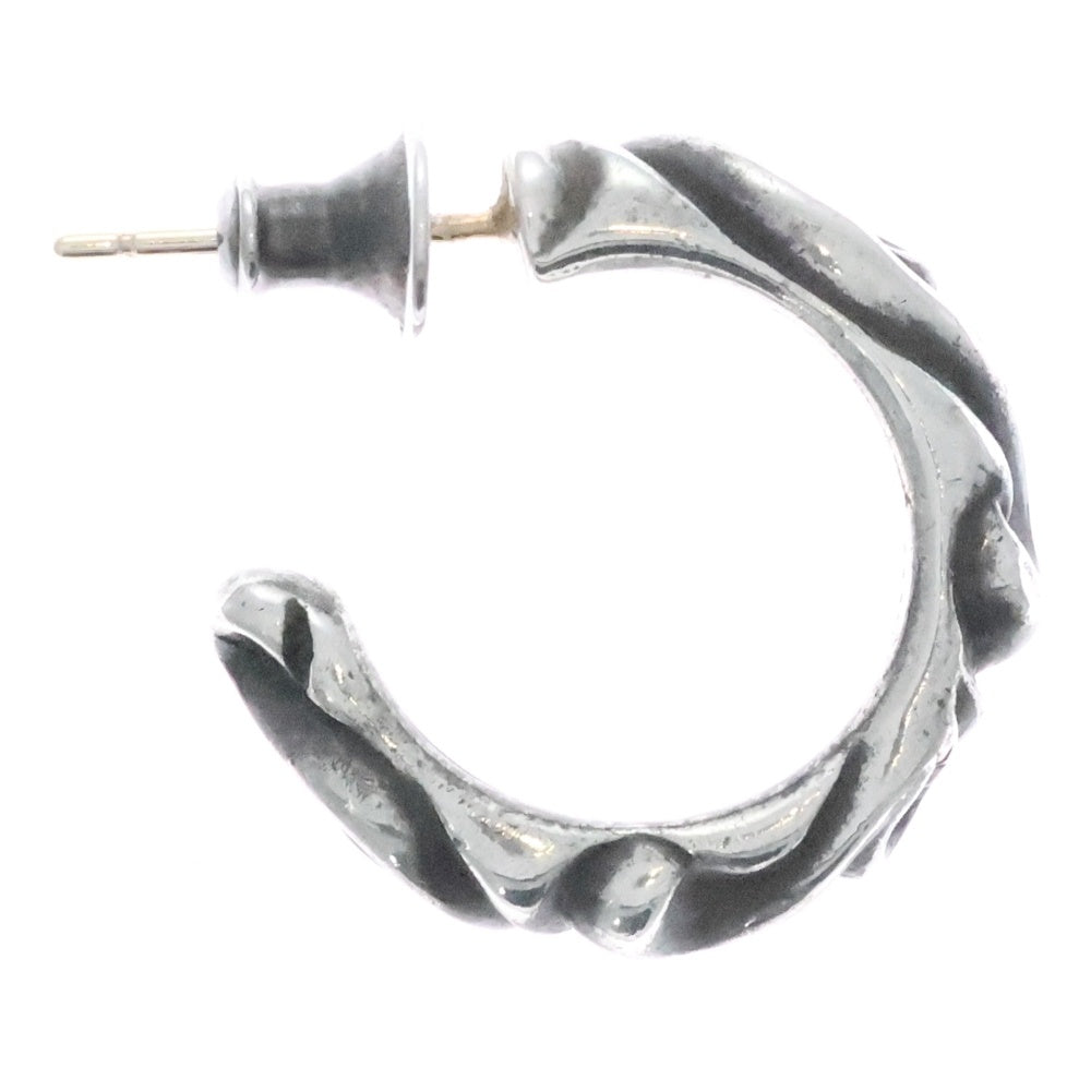 CHROME HEARTS(クロムハーツ) HOOP SCROOL スクロール フープピアス シルバー BCA102