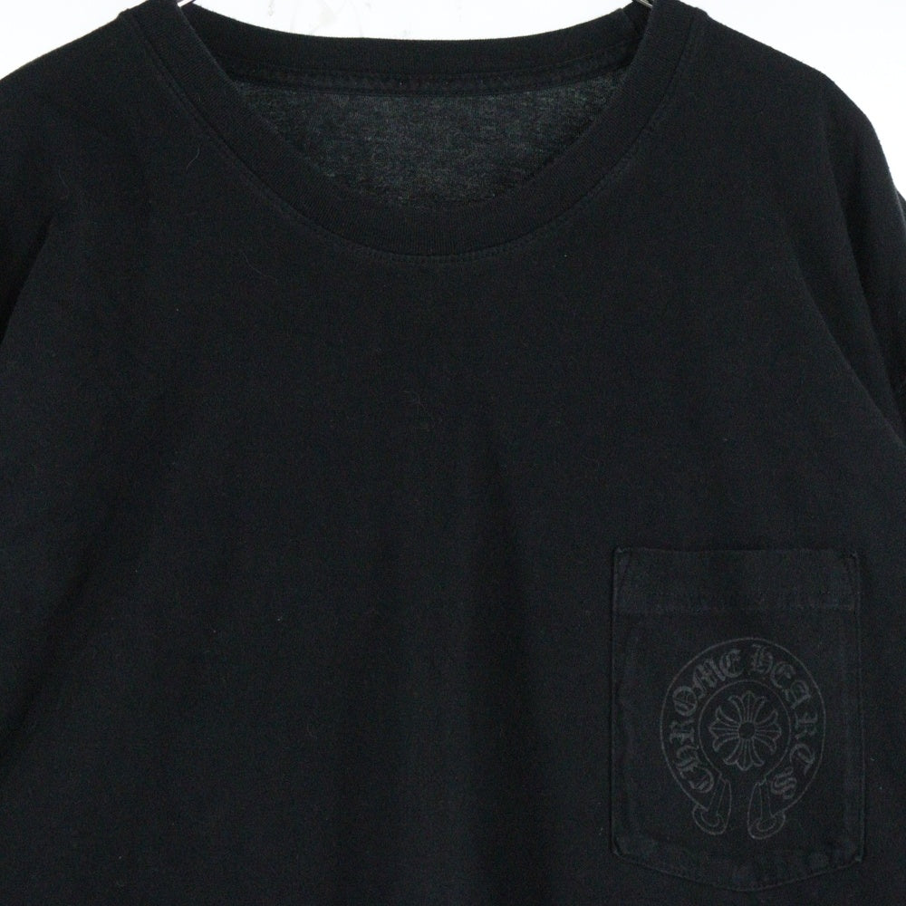 CHROME HEARTS(クロムハーツ) CH L/S 1 STAFF限定ホースシュープリント長袖カットソー ブラック