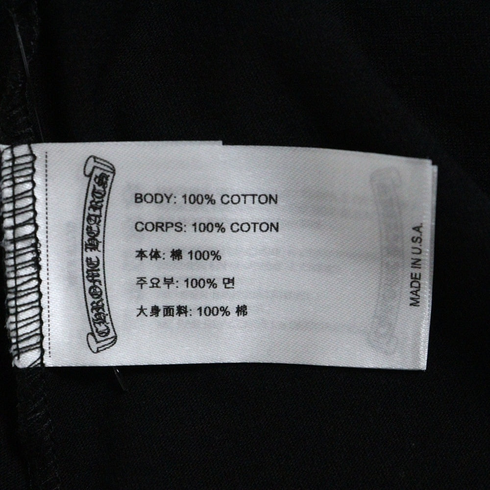 CHROME HEARTS(クロムハーツ) CH T-SHRT 1 ネックロゴプリント クルーネック半袖Tシャツ