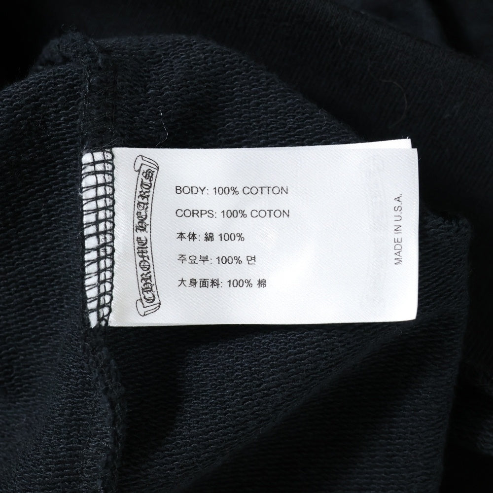 CHROME HEARTS(クロムハーツ) SWTSHRT PLV セメタリークロス総柄プリントプルオーバーパーカー ブラック