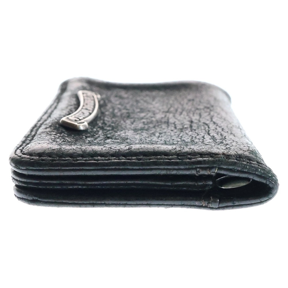 CHROME HEARTS(クロムハーツ) CARD CASE グロメット付きレザーカードケース ブラック