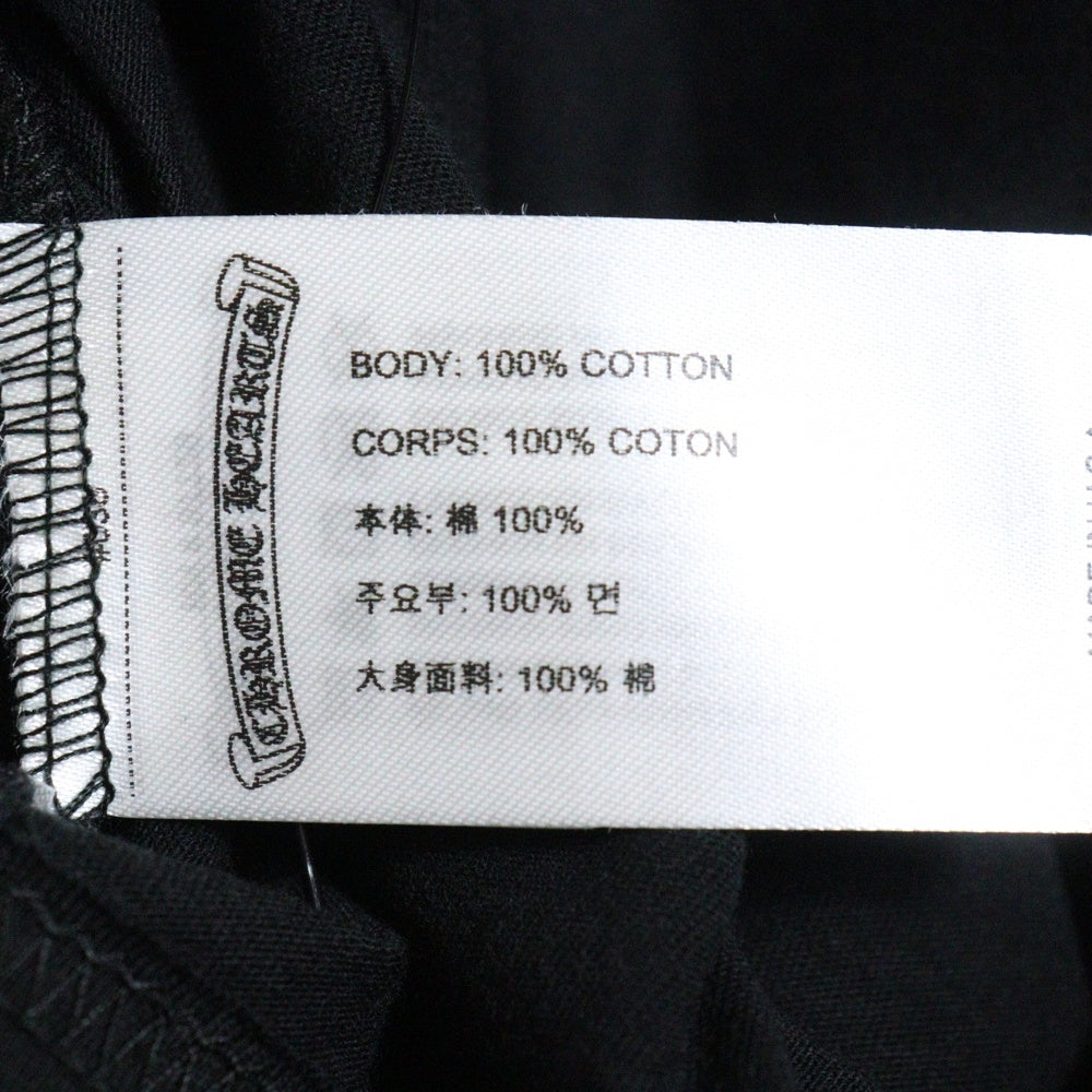 CHROME HEARTS(クロムハーツ) CH T-SHIRT スクロールラベルプリント クルーネック ポケット 半袖Tシャツ