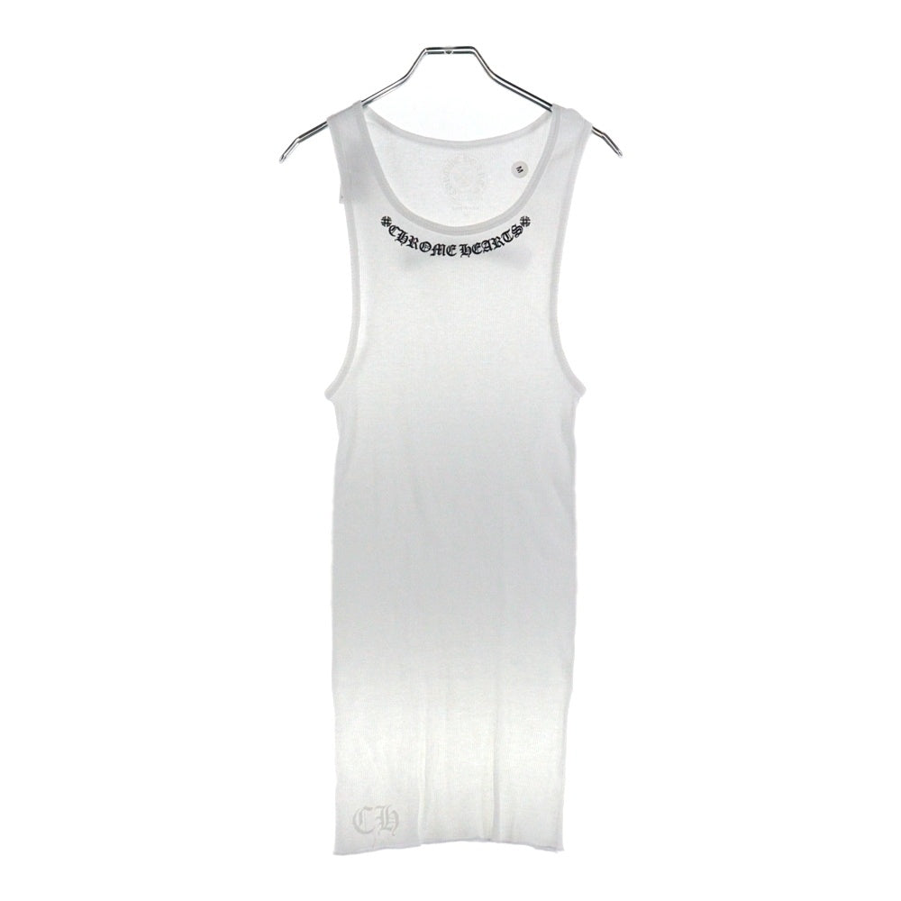 CHROME HEARTS(クロムハーツ) Neck Logo Back Scroll Tank Top Size クロムハーツ ネックロゴ バックスクロール タンクトップ