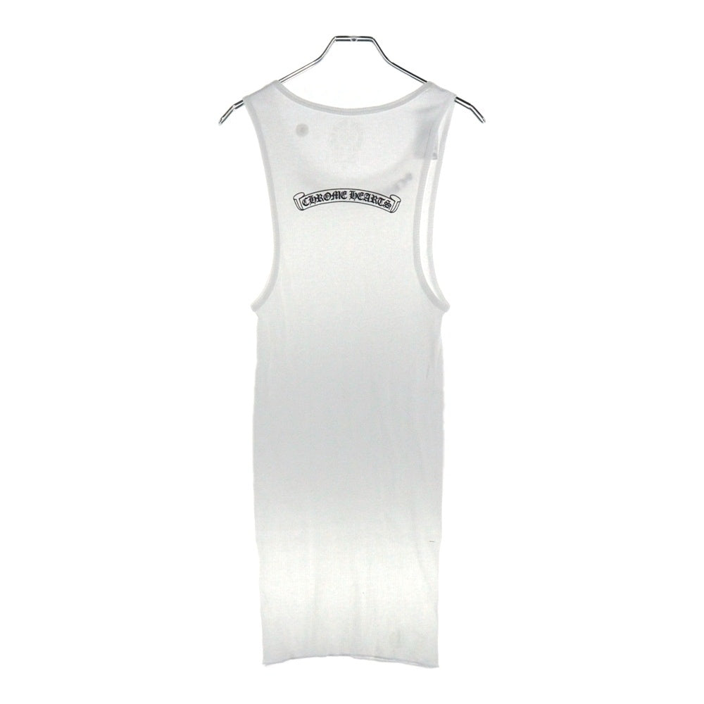 CHROME HEARTS(クロムハーツ) Neck Logo Back Scroll Tank Top Size クロムハーツ ネックロゴ バックスクロール タンクトップ