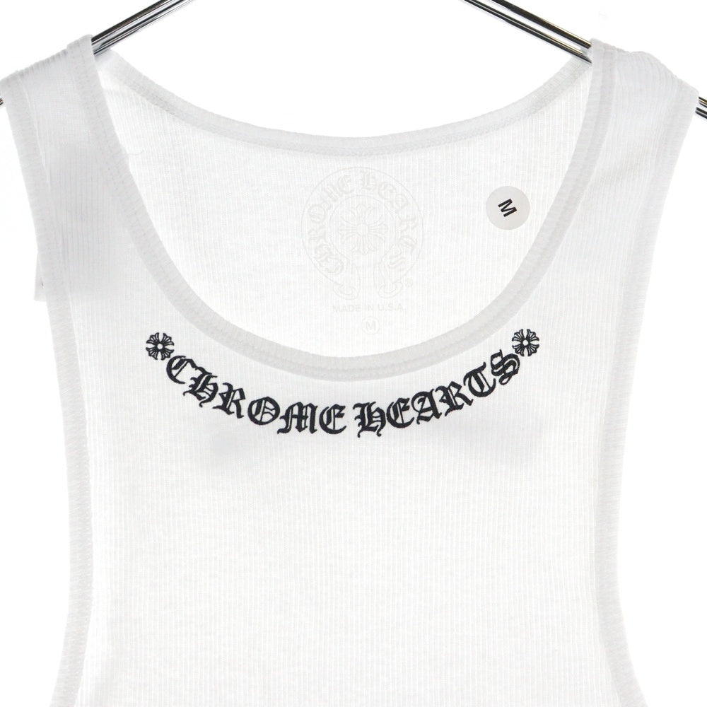 CHROME HEARTS(クロムハーツ) Neck Logo Back Scroll Tank Top Size クロムハーツ ネックロゴ バックスクロール タンクトップ