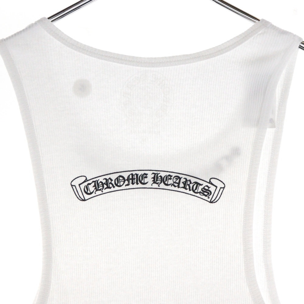 CHROME HEARTS(クロムハーツ) Neck Logo Back Scroll Tank Top Size クロムハーツ ネックロゴ バックスクロール タンクトップ