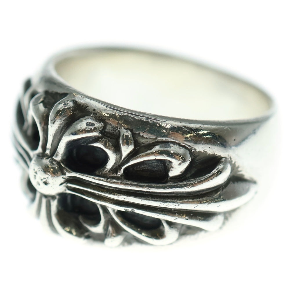 CHROME HEARTS(クロムハーツ) FLRL CRS フローラルクロス リング シルバー BCA346