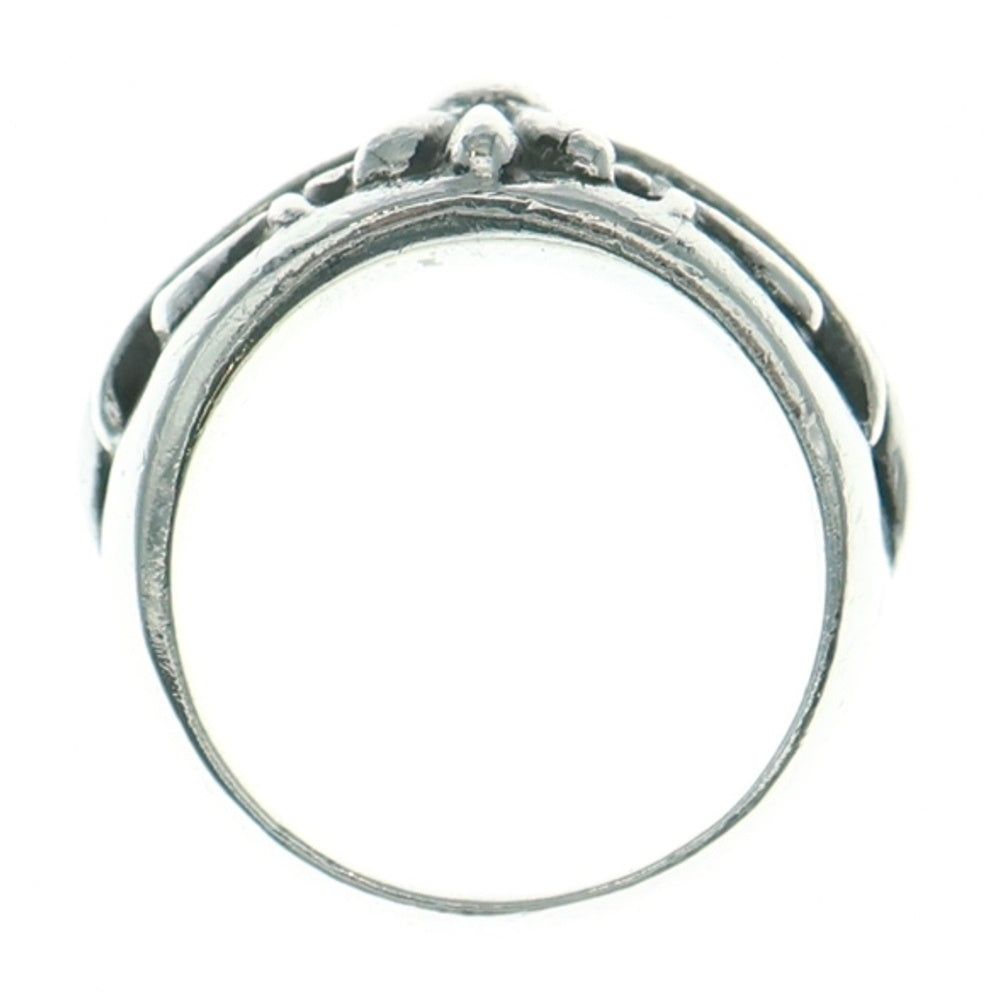 CHROME HEARTS(クロムハーツ) FLRL CRS フローラルクロス リング シルバー BCA346