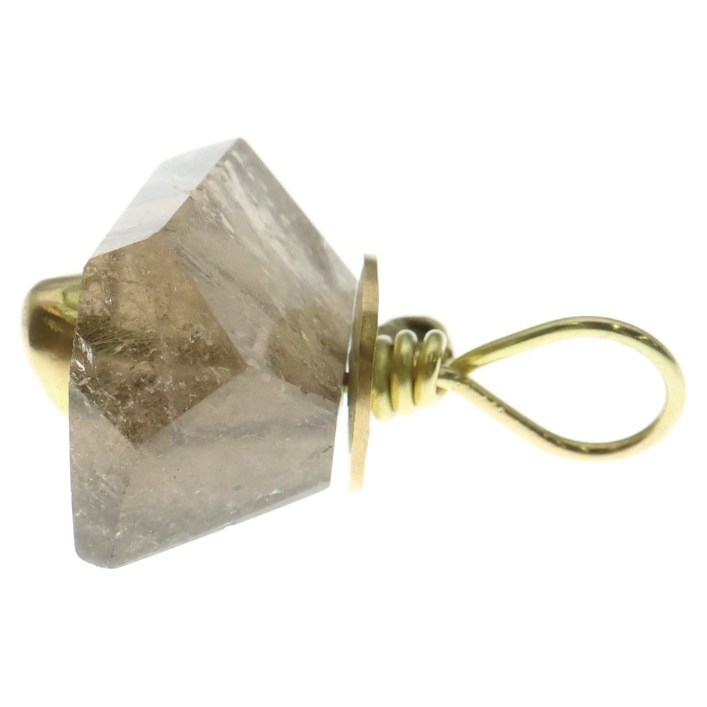 STOP LIGHT(ストップライト) K18 Gold Mini Skull ルチルクォーツトップ