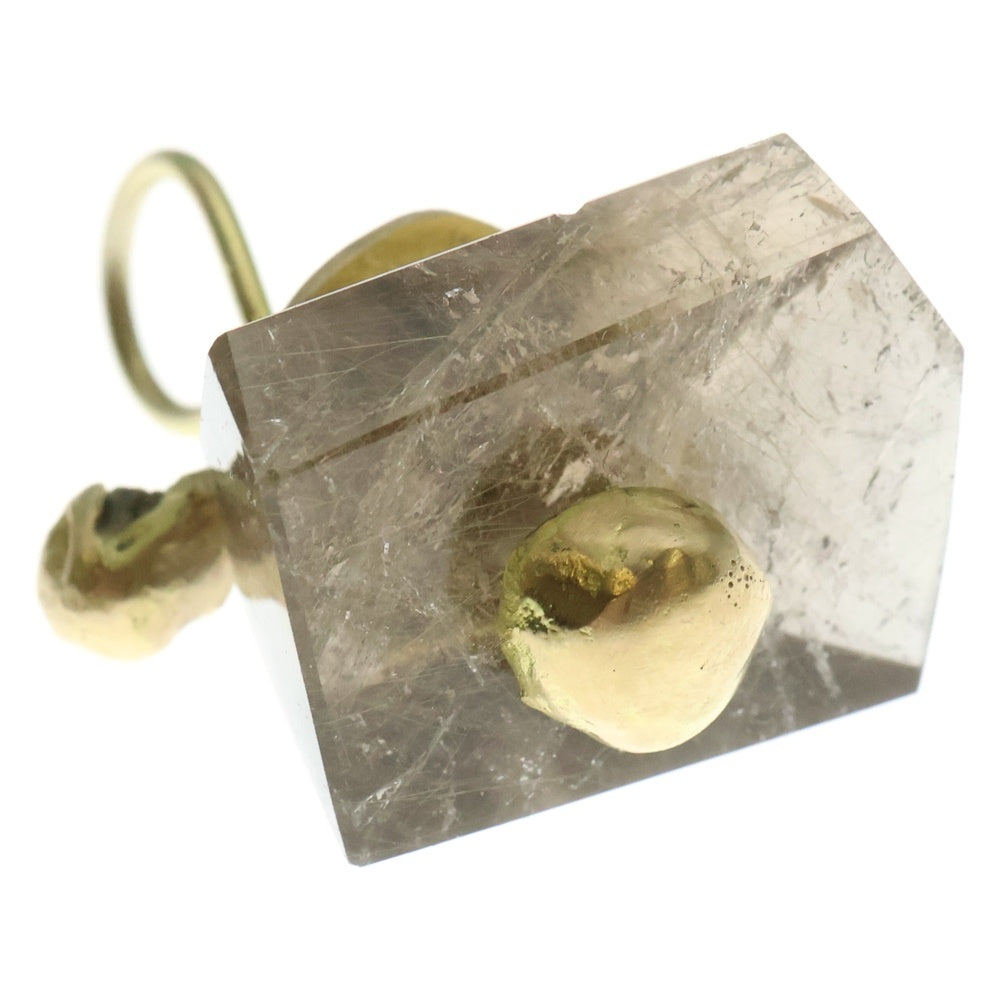 STOP LIGHT(ストップライト) K18 Gold Mini Skull ルチルクォーツトップ