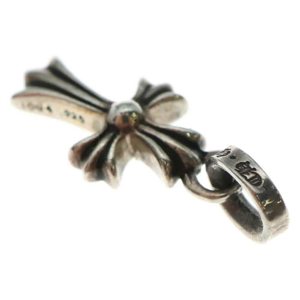 CHROME HEARTS(クロムハーツ) CRS BBYFAT P SAP ベイビーファットクロス PAVEサファイア ペンダントトップ シルバー BCA236