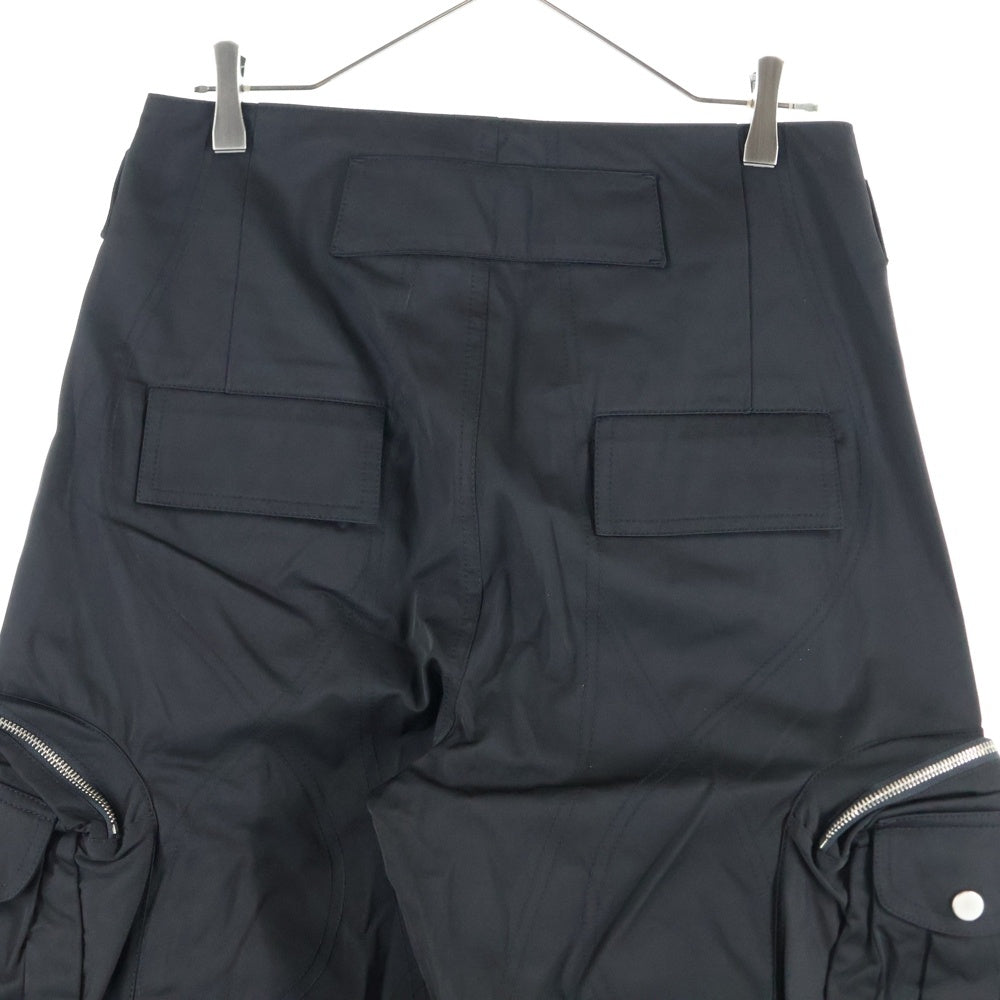 FFFPOSTALSERVICE(トリプルエフポスタルサービス) 25SS DIFFRACTION CONVERTIBLE CARGO TROUSERS コンバーチブルカーゴパンツ FFFPSSS2523 ブラック