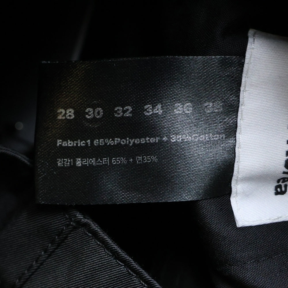 FFFPOSTALSERVICE(トリプルエフポスタルサービス) 25SS DIFFRACTION CONVERTIBLE CARGO TROUSERS コンバーチブルカーゴパンツ FFFPSSS2523 ブラック