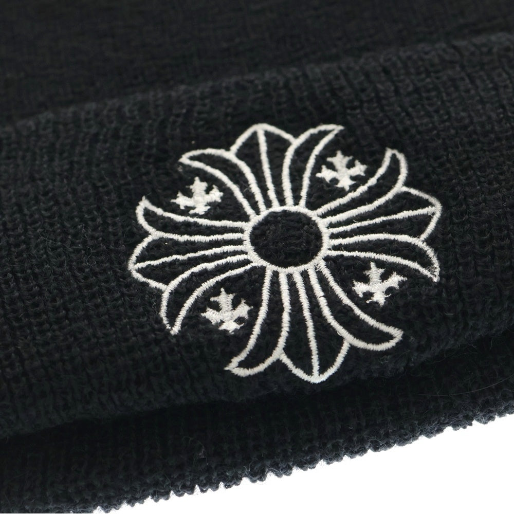 【極美品】クロムハーツ CHプラス 刺繍 ウール ニット帽 ニットキャップ CHROME HEARTS(クロムハーツ) WOOL WATCH CAP CHプラス刺繍ウール